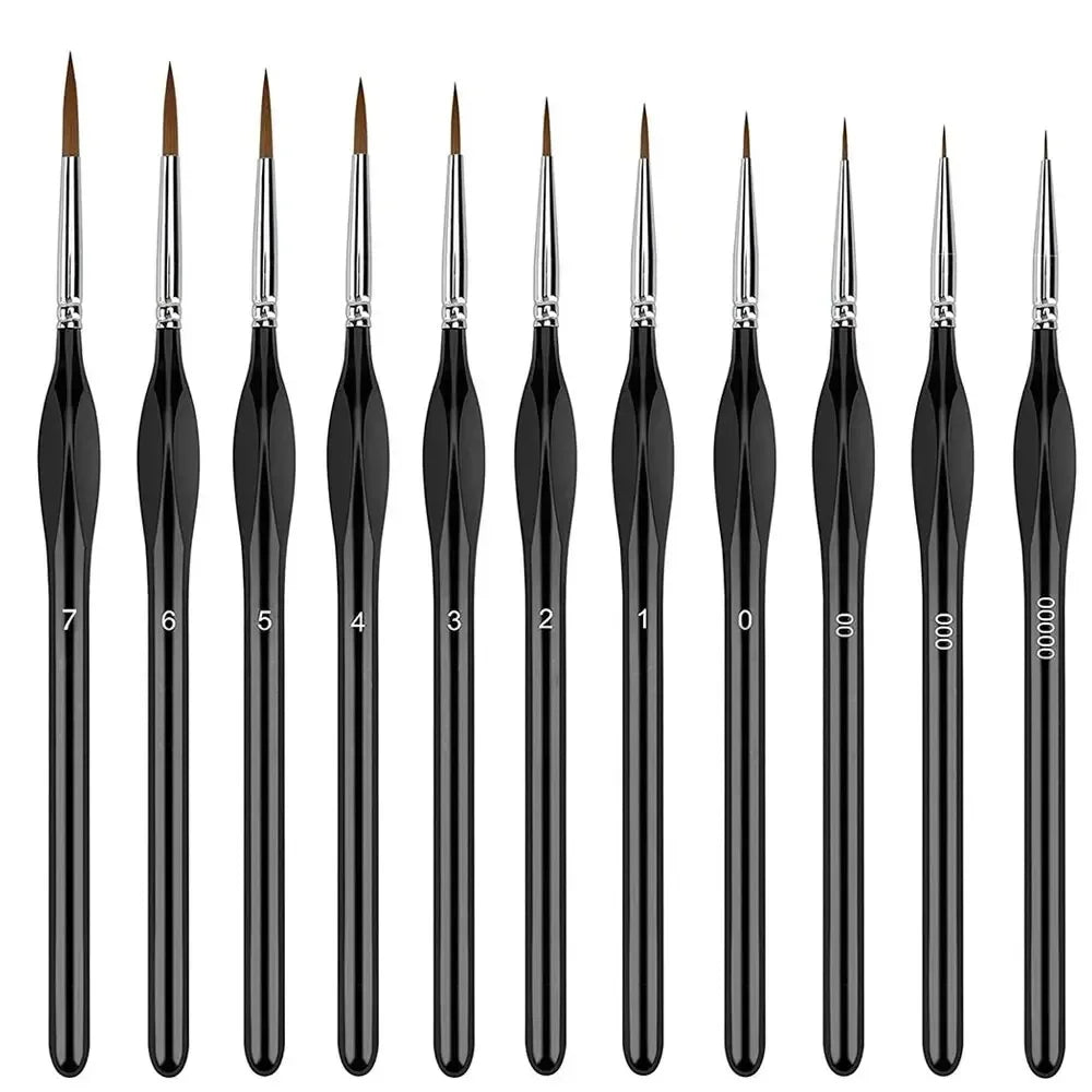 10/11/20/22Pcs Fine Detail Paint Brush Miniature Painting Brushes for Mini Paints Brush Set for Acrylic Watercolor Face Nail