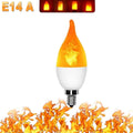 B22/E27 LED Flame Effect Bulb – 4 Modes Flickering Fire Simulation Light for Home, Garden, Party, Bar, Festival & Outdoor Decor