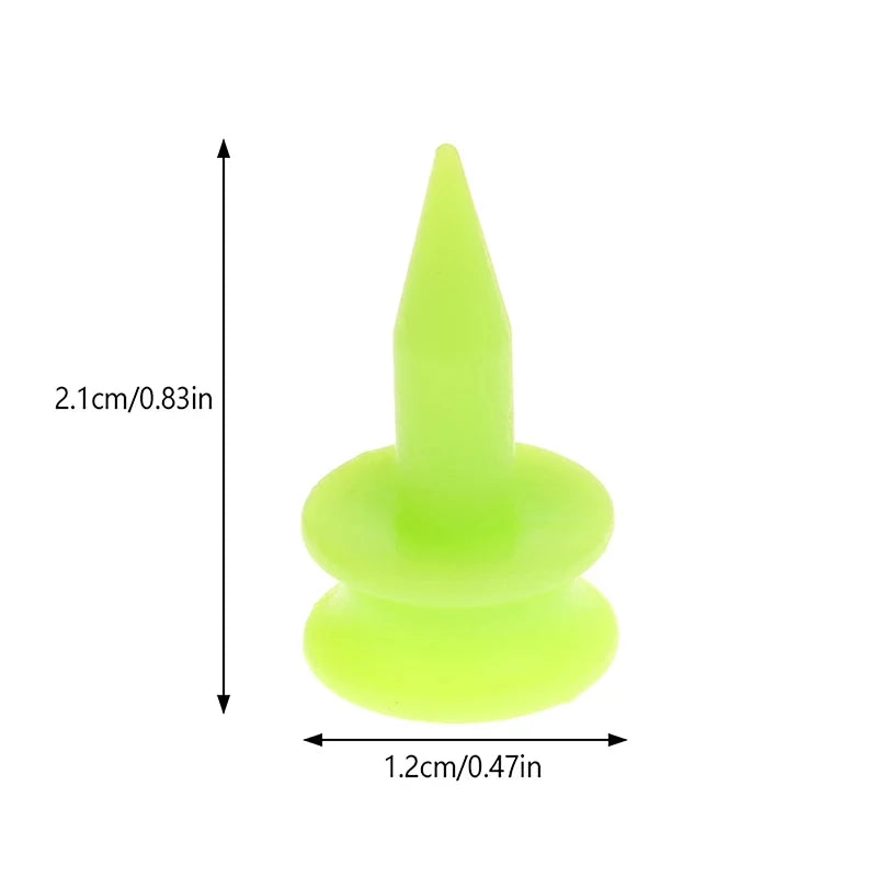 50 Pièces/Paquet Tees De Golf Professionnelles 25MM 0.98' Château Vert Golfeur Accessoire T-Shirts De Golf En Plastique Parfait