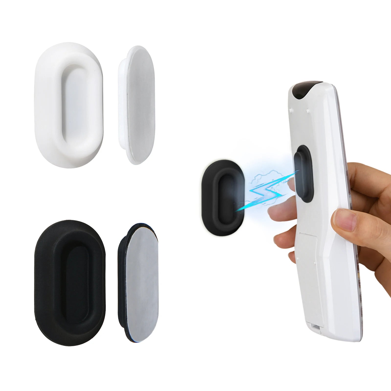 Magnetic Remote Control Bracket, Self-Adhesive Wall Mounted Storage Bracket for Remote Controls, Household Goods Storage