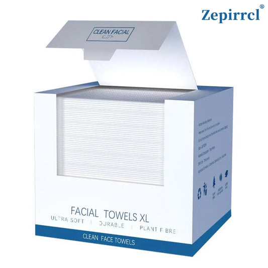 26*30cm Box of Disposable Face Towels, Thickened and Large Size, for Cleansing the Skin, Suitable for All Skin Types, Unisex, 40 Wipes/Box