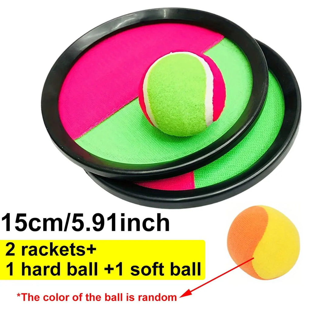 Sticky Ball Game Set with 2 Paddles & 2 Balls - Outdoor/Beach/Backyard Sports, Camping & Holiday Party Activity ZSY