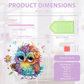 Diamond Art Painting Kit Double Sided 5D DIY Diamond Painting Kits Hanging Decor for Wall Window Home Ornament Hanging Decor