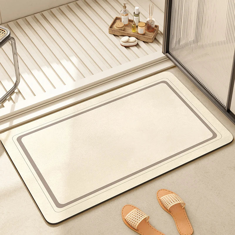 Bath Mat Diatom Mud Absorbent Floor Mats Anti-slip Entrance Doormat Bathroom Carpet Toilet Area Rugs 욕실 바닥 매트 Alfombra De Baño