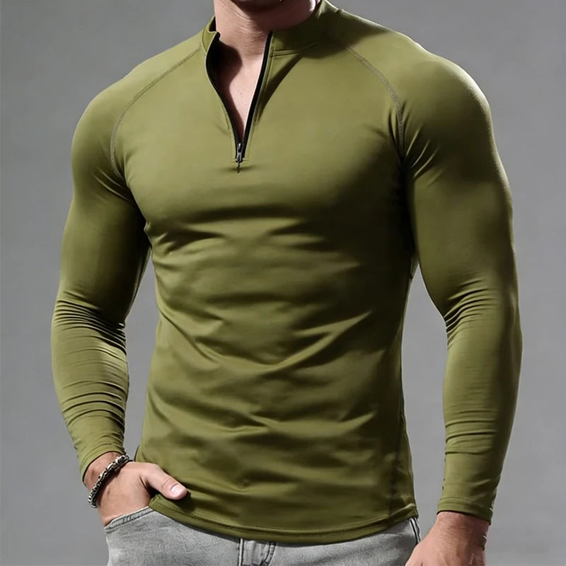 Long Sleeve T Shirt Men Compression Sportswear Male Tshirt Elastic Skinny Tops Tee Gyms Fitness T-shirt Casual T Shirt For Men