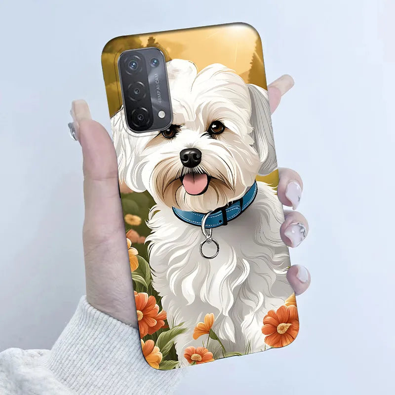For Oppo A54 5G A74 5G A93 5G Case Soft TPU Silicone Cover Cute Astronaut Panda Phone Case CPH2195 CPH2197 CPH2263 Coque Funda
