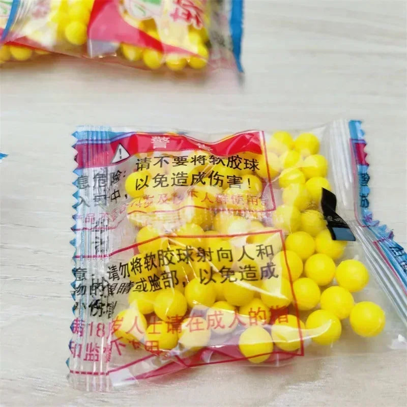 LL Soft Rubber Ball Balas Bolas 7-8 Mm Diameter Toy Balls for Kids Educational Play