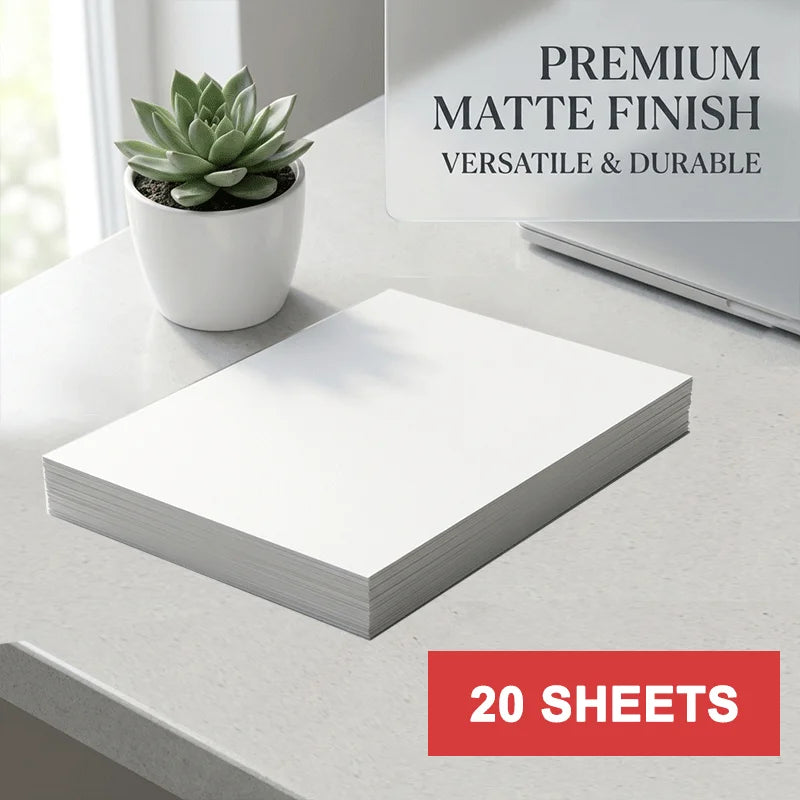 Small 20pcs Sheets Set Puzzle Saver Sheets  FLAT STRONG ADHESIVE BACKING Each Size：15x21cm/5.9x8.3in