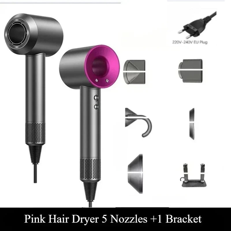 2026 Wall-Mounted Leafless Hair Dryer – Negative Ion, Salon-Grade, Home & Travel