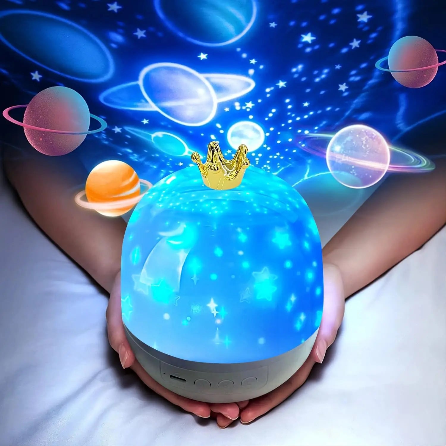 Night Lights Star Galaxy Projector Bedroom Ceiling Star Projector with 360 Rotating for Boys and Girls Birthday Christmas Gifts