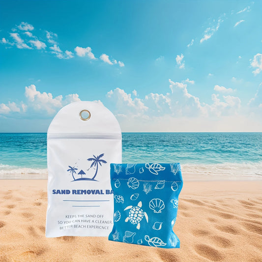Beach Vacation Essentials Sand Remover Bag Magic Sand Wipe Off Mitt Travel Must Haves for Surfing Swimming Camping Gadgets