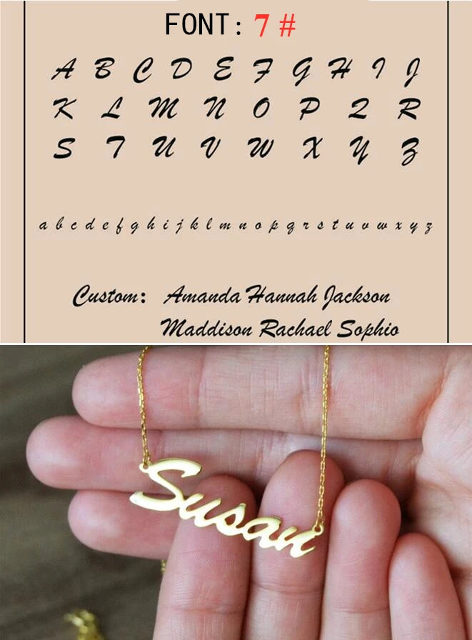 Custom Name Necklace Personalized Golden Choker Stainless Steel Necklaces For Women Man Customized Jewelry Couple Gift