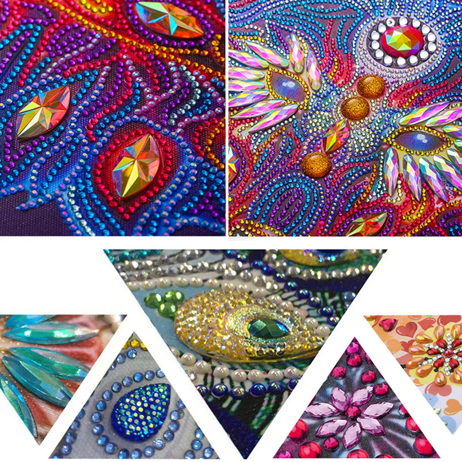 Diamond Painting Kits for Adults,Butterfly Special Shape Diamond Art for Beginners,Diamond Art Painting for Home Decoration Gift