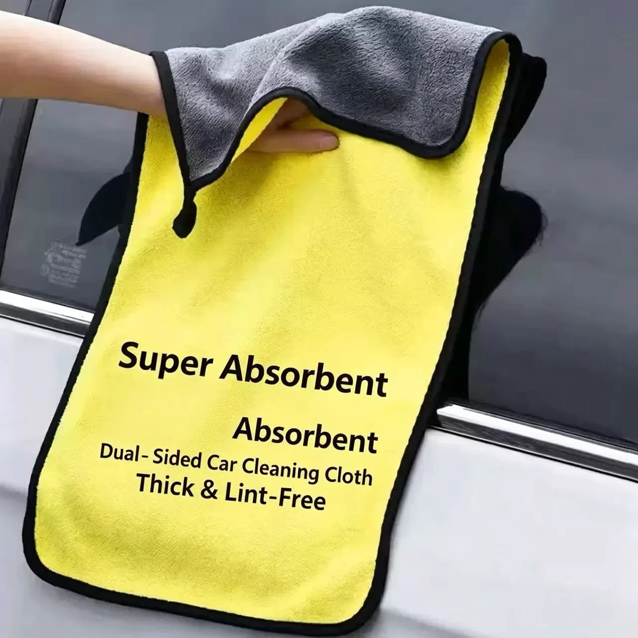 Car Wash Towel, Car Wipe, Double-Sided Cleaning Towel, Thickened and Soft Cleaning Towel, Car Wash Towel, Car Wipe