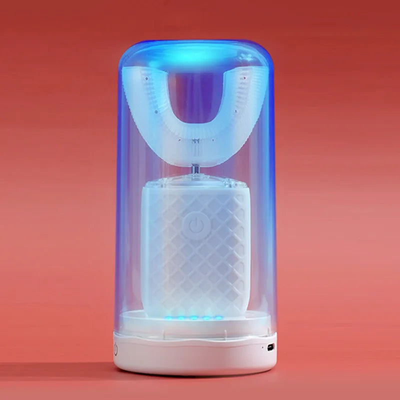 360° U-Shaped Electric Toothbrush – Rechargeable Sonic Auto Toothbrush for Adults & Kids