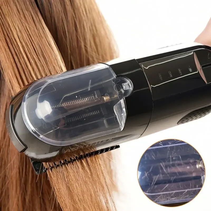 Professional Split Ends Hair Trimmer – Cordless Automatic Dry Damaged Hair Cutter for Women