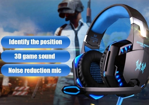 "Ninja Dragon G9300 LED Gaming Headset with Microphone"