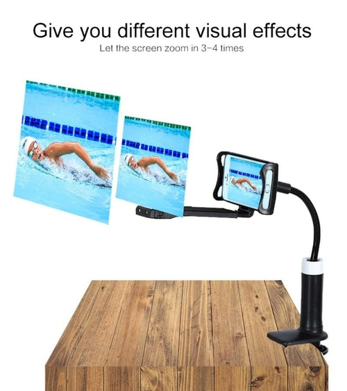 1"12- Mobile Phone HD 3D Screen Magnifier with Stand"