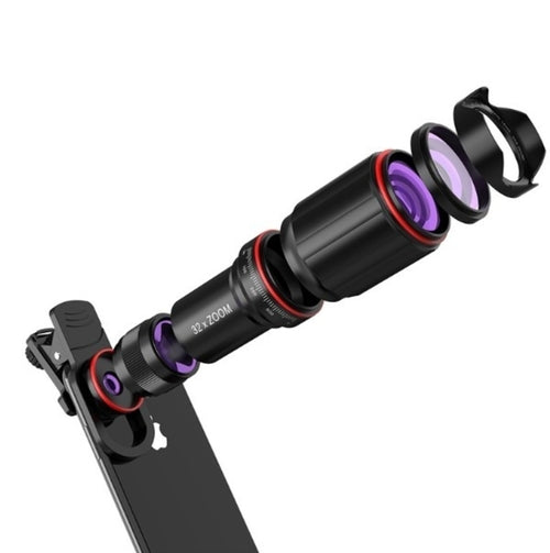 "Ultra Crystal HD 32x Telephoto Zoom Smartphone Camera Lens Set"