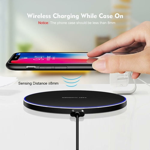 "Dragon W9 30W Fast Wireless Charging Pad"
