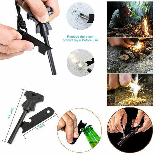 "14 in 1 Outdoor Emergency Survival And Safety Gear Kit"